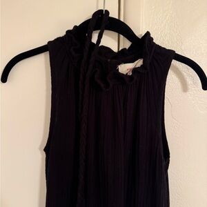 XiRENA Etta Black Cotton Dress